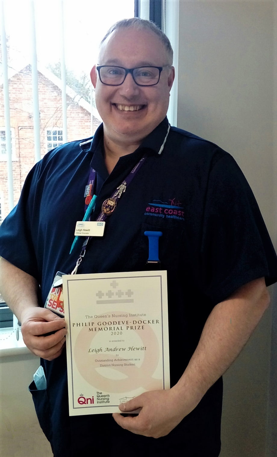 Portrait photo of District Nurse and Clinical Educator Leigh Hewitt