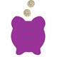 pension piggy bank with coins icon
