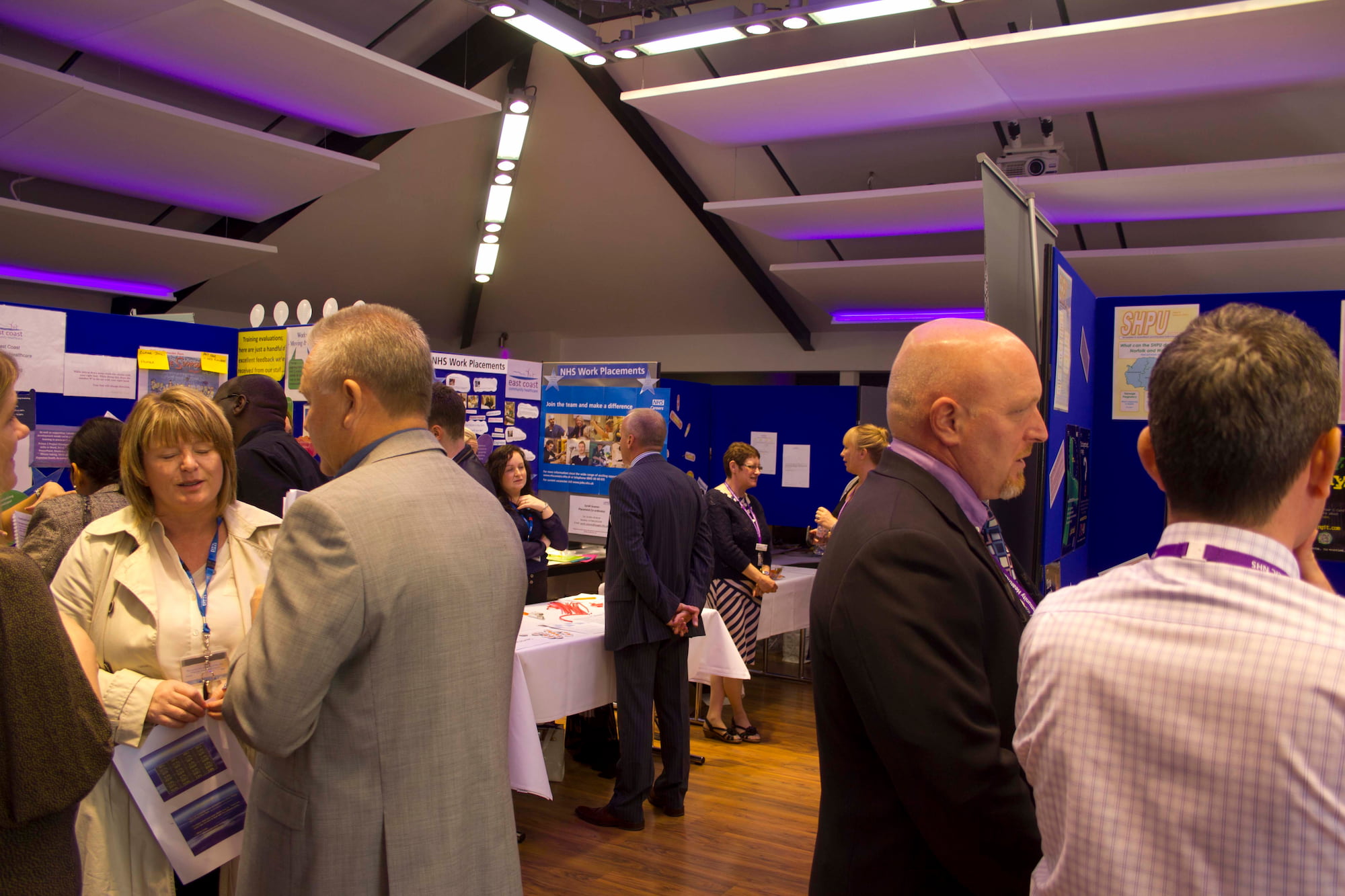 Candid image of ECCH Staff memebers at an even