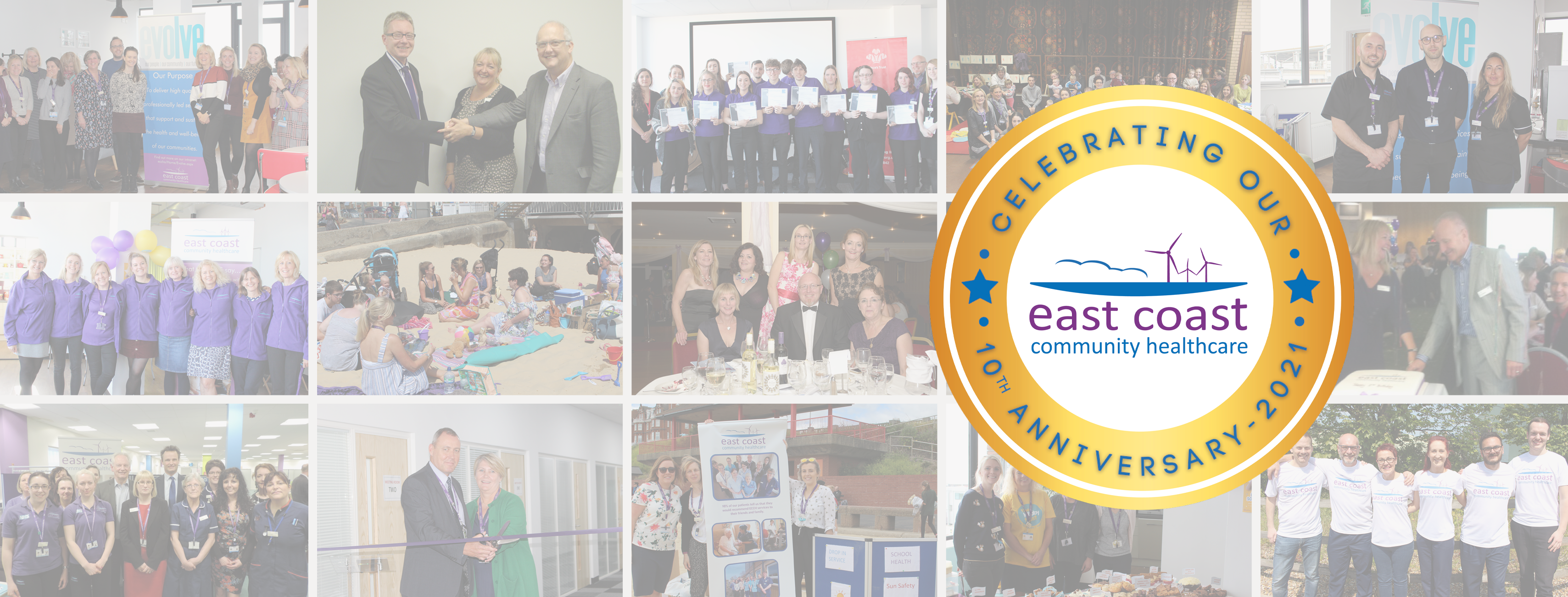 ECCH 10Th Anniversary Logo and banner