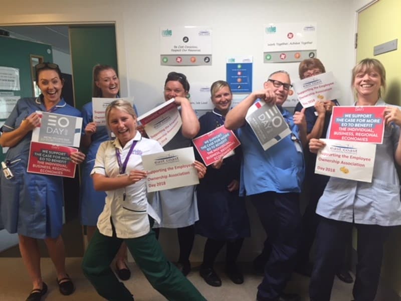 ECCH Working For Us - picture of staff smiling